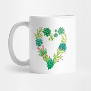 Cactus Heart Mug